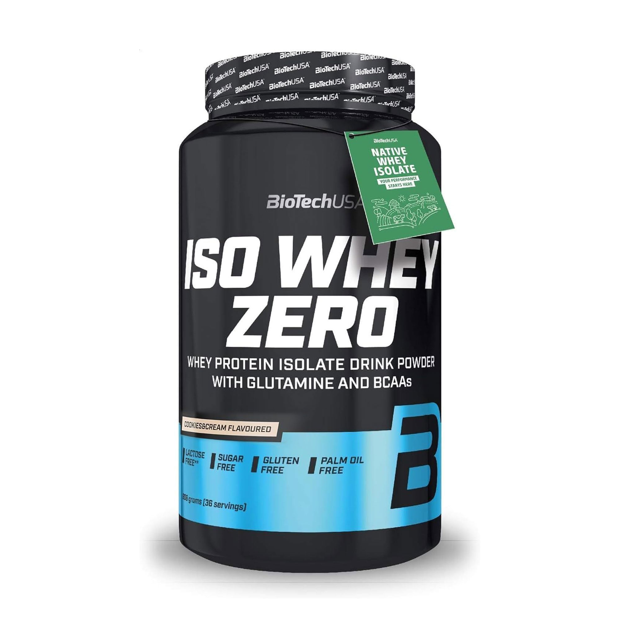 Протеїн BioTechUSA Iso Whey Zero Печиво з кремом, в порошку, 908 г